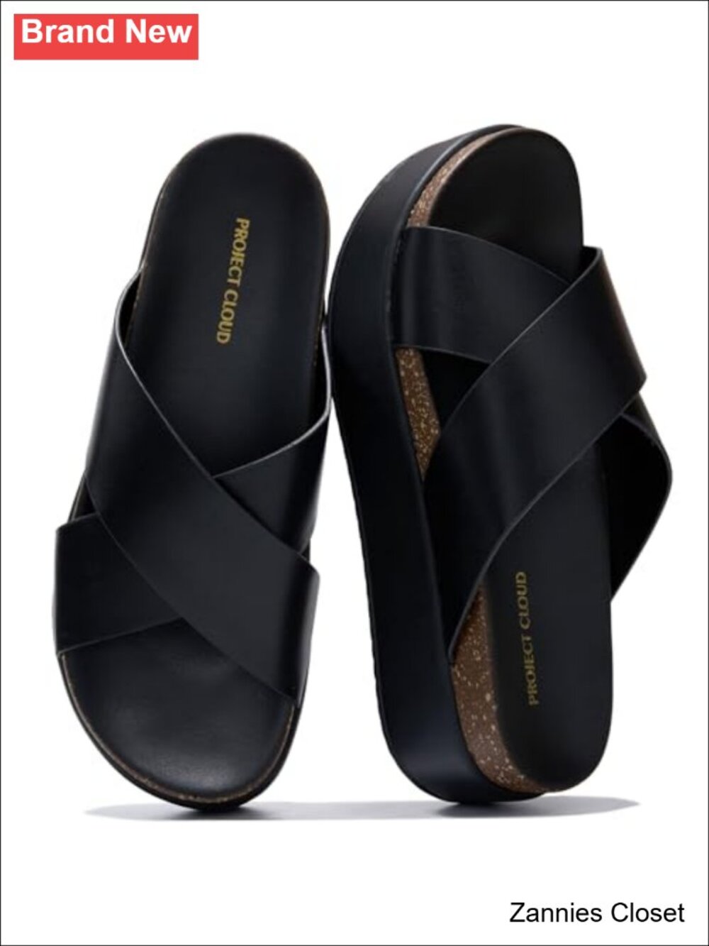 ✨ Project Cloud Platform Sandals Women Wedge Slide Comfort Dressy Summer Shoe